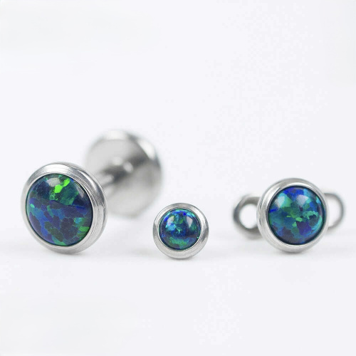 Накрутка с опалом 19 1.6 мм фото 2